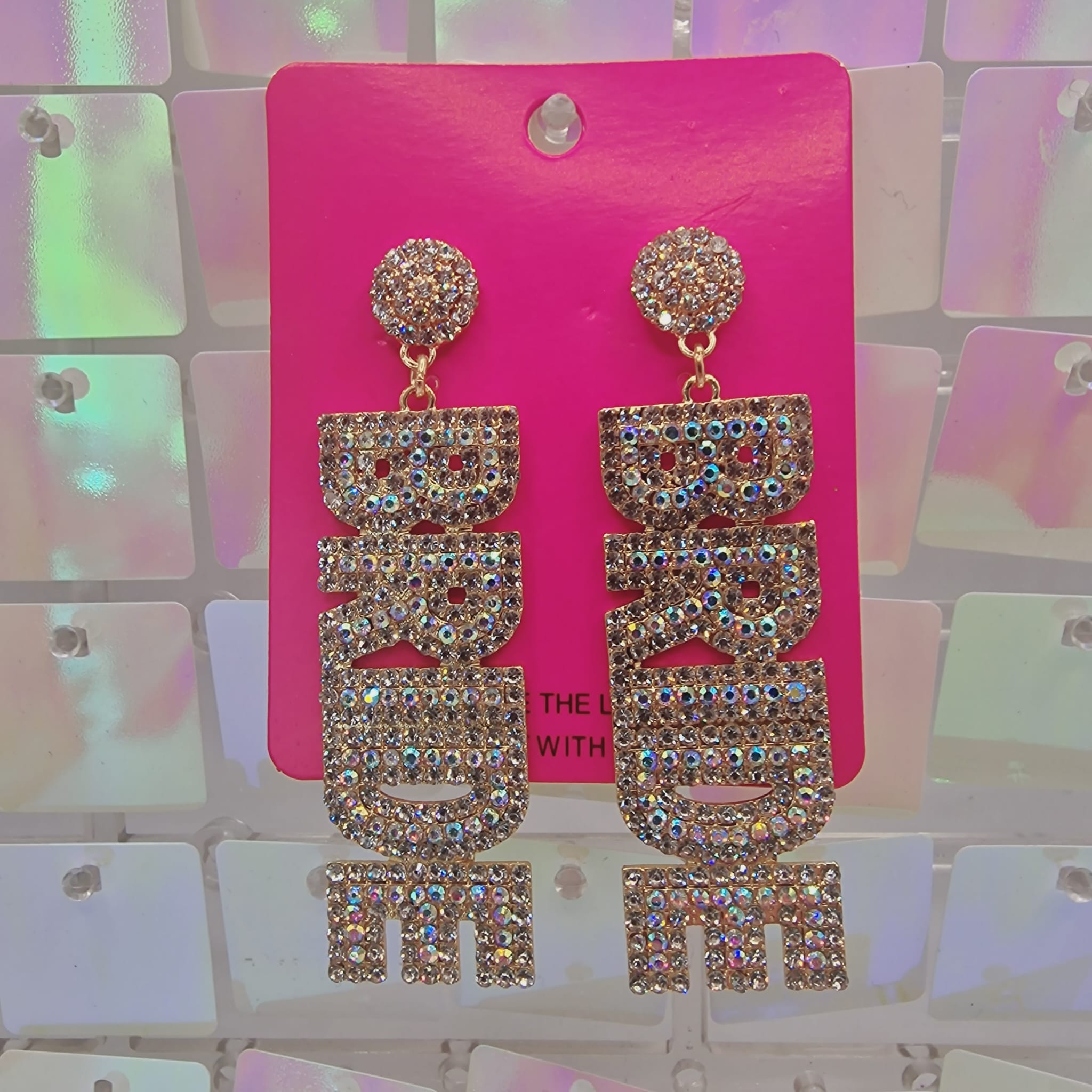 Rhinestone Bride Earrings