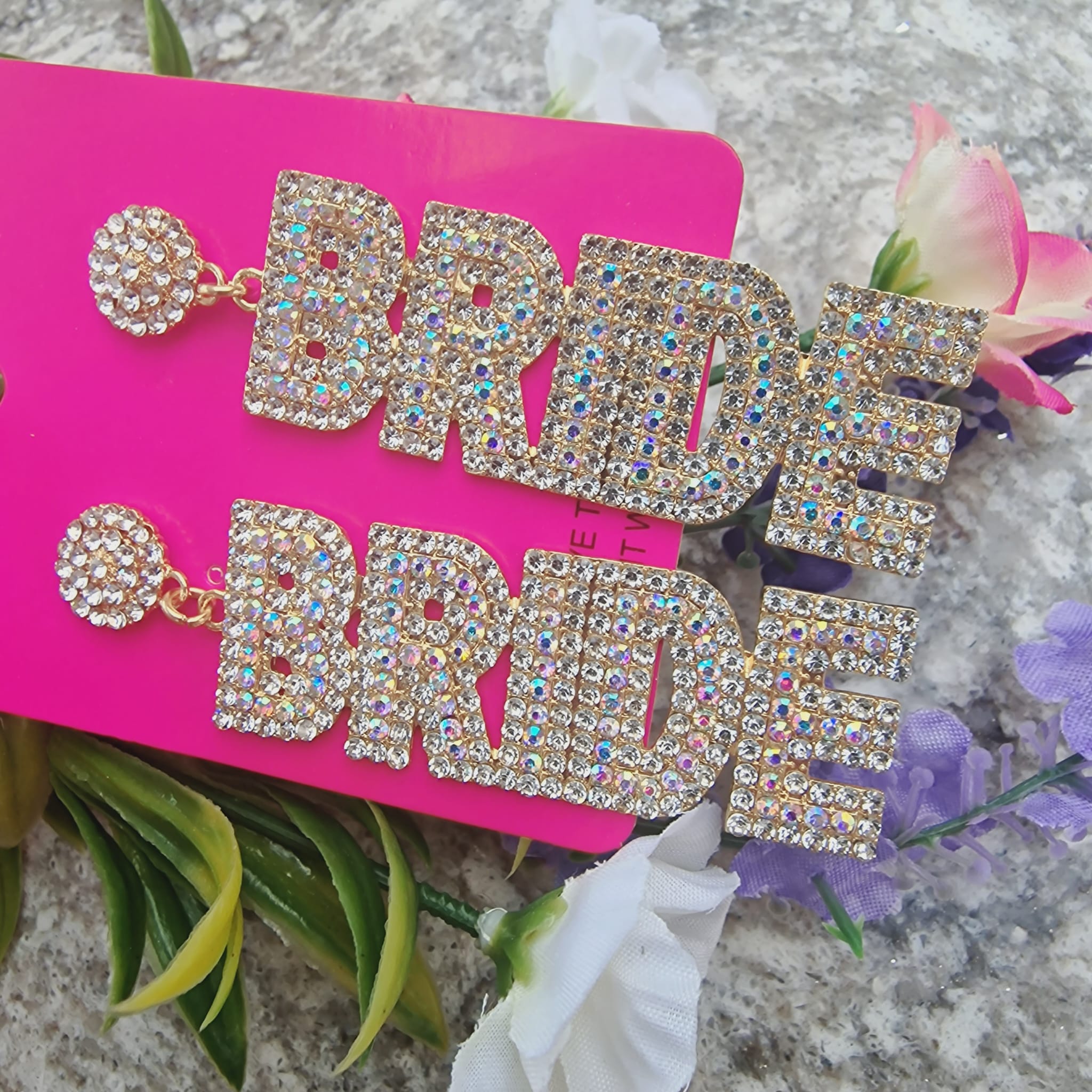 Rhinestone Bride Earrings