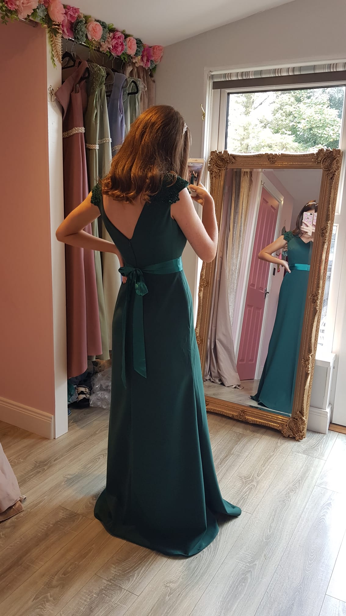 Caroline Green Used Sample Bridesmaid Dress Good Condition