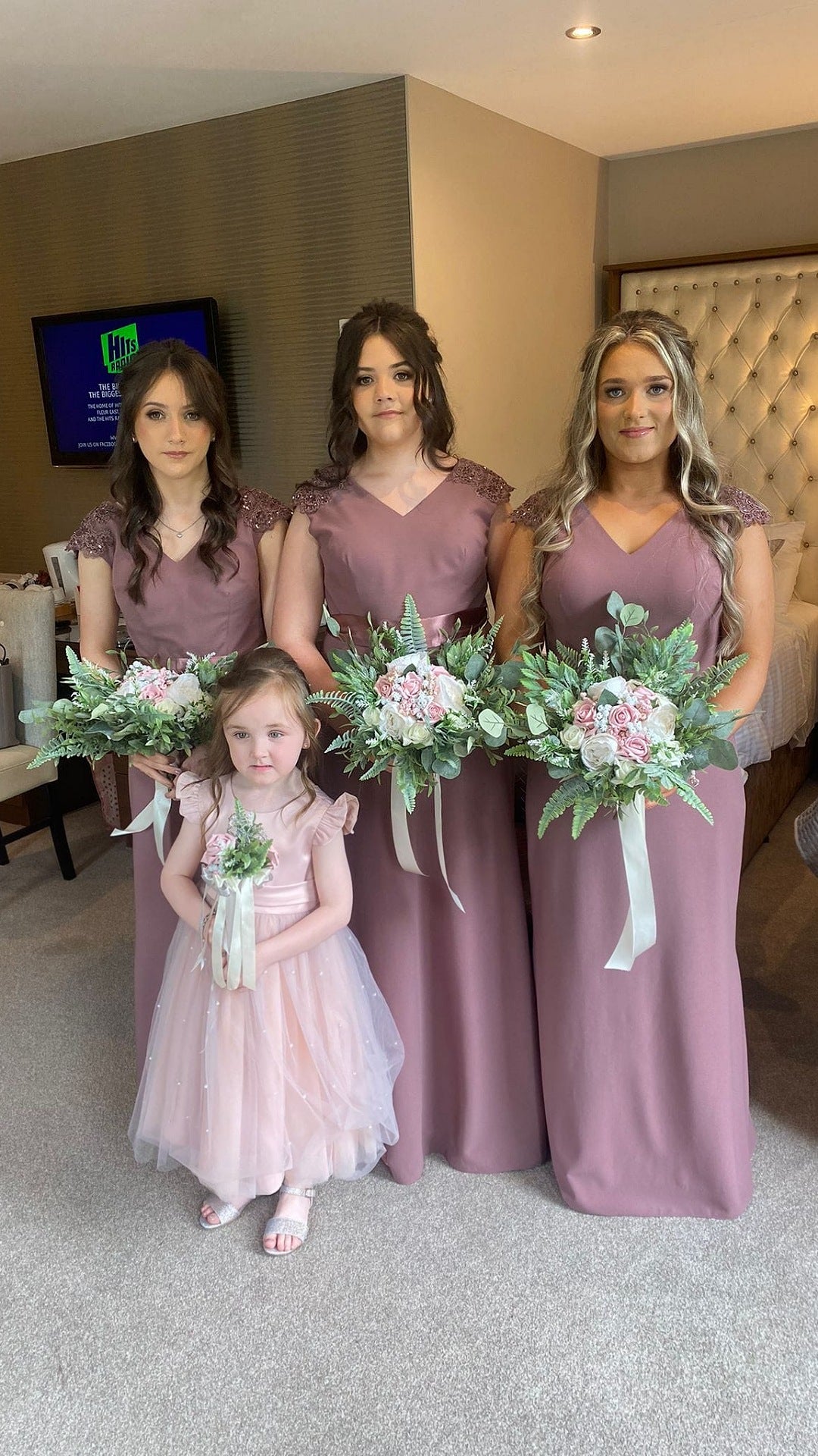 vintage mauve bridesmaid dresses KissProm Halter A-Line Chiffon Dress With Slit in Mauve, Vintage / 14 and seasonal wedding palettes Vintage Mauve Bridesmaid Dresses |