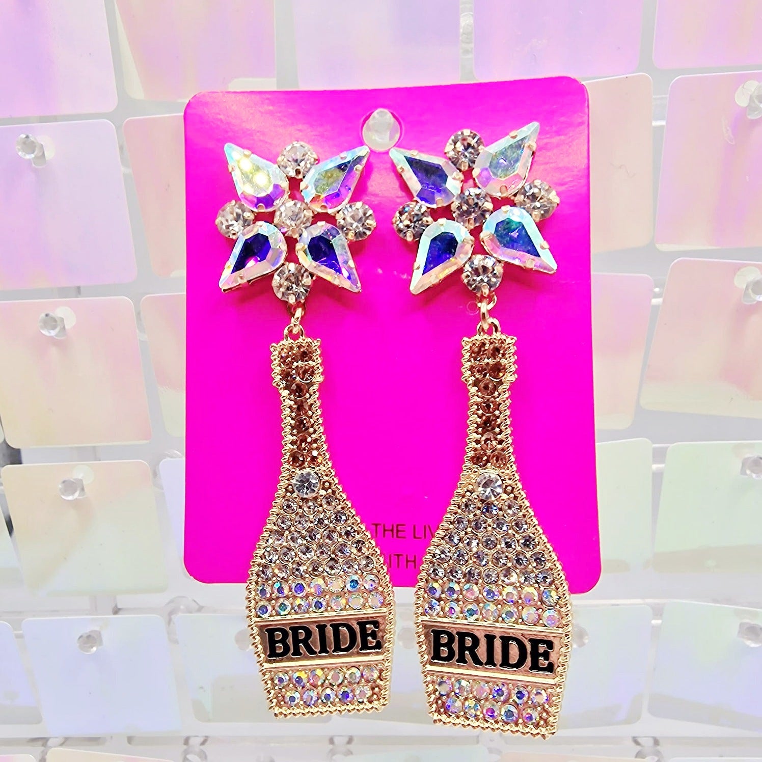 Champagne Bridal Earrings