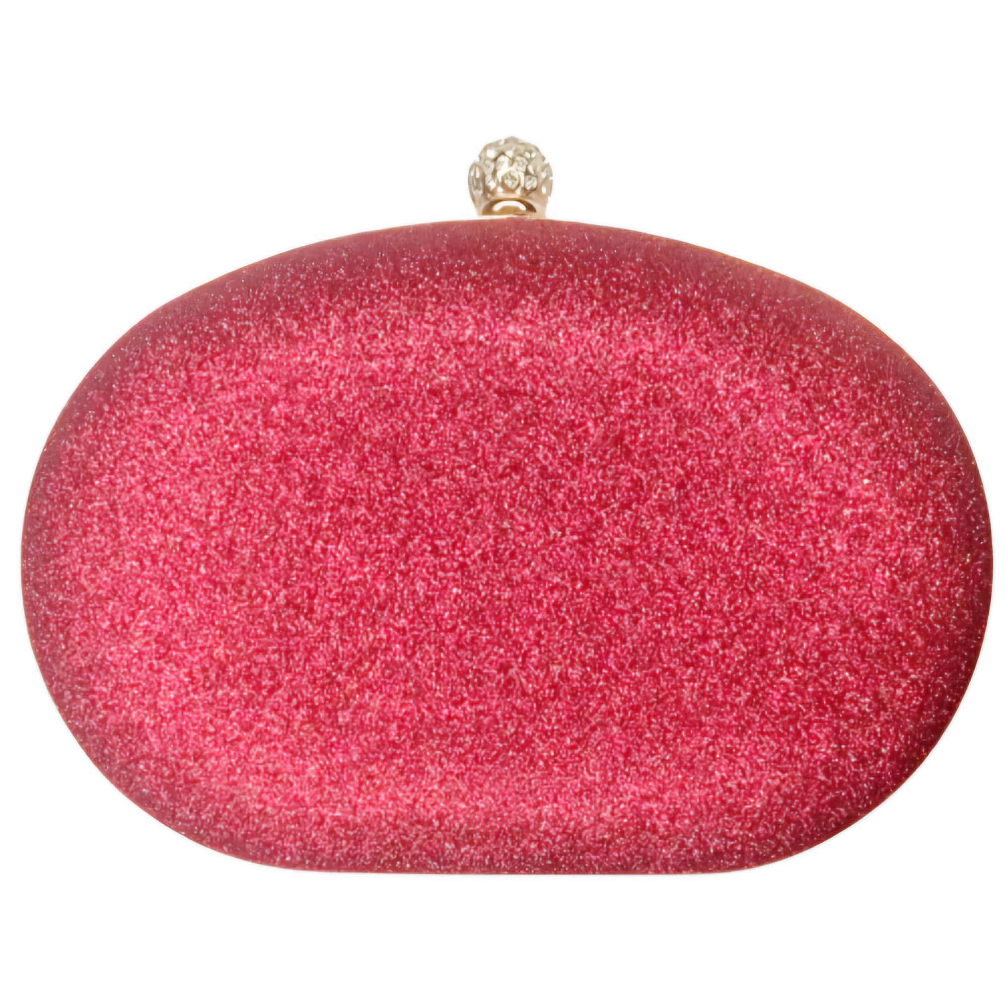 Jill Pink And Silver Diamond Clutch Handbag