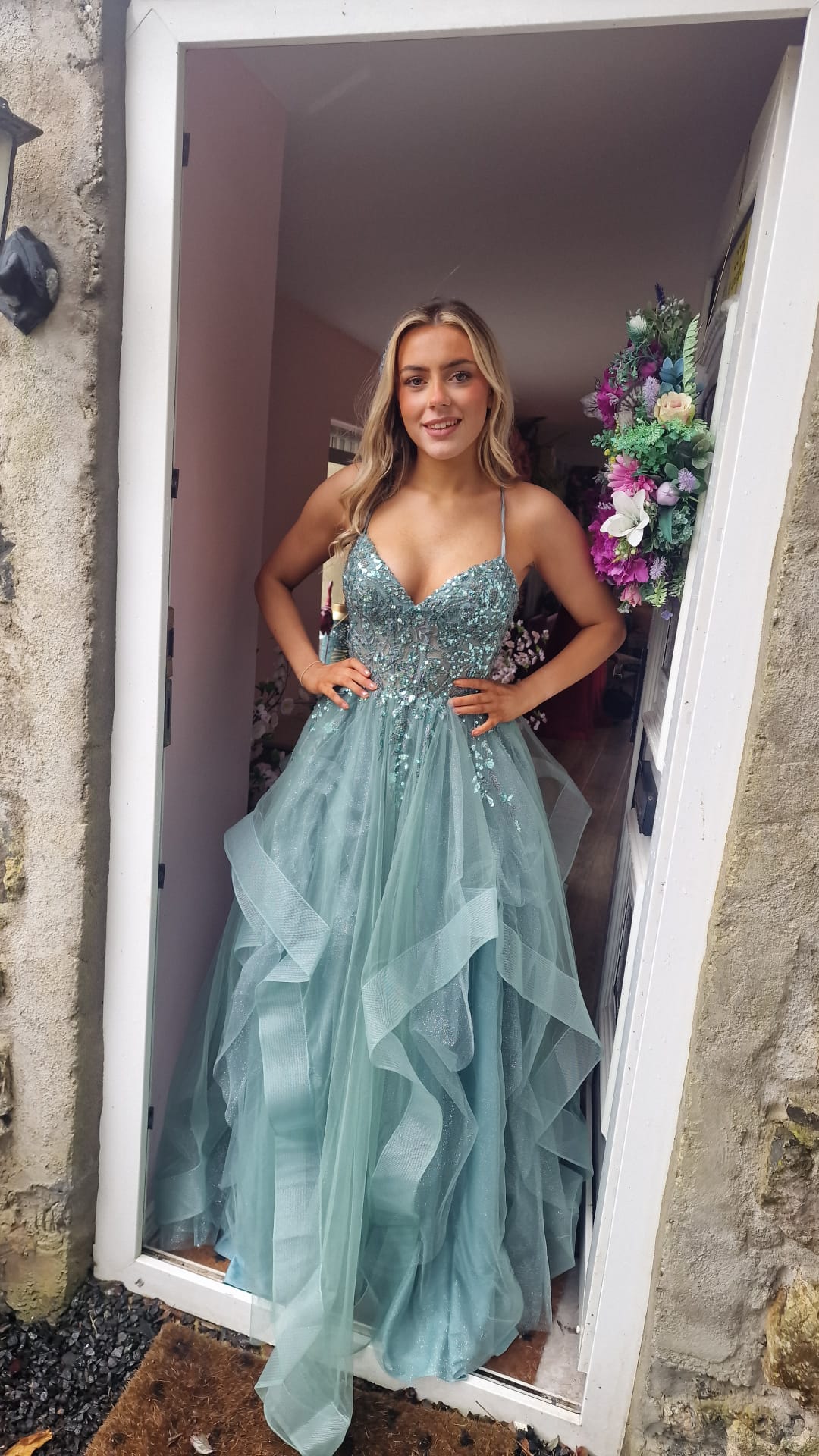 Ball Gowns Full Skirt Formal Dress Long A-Line Prom Dress With