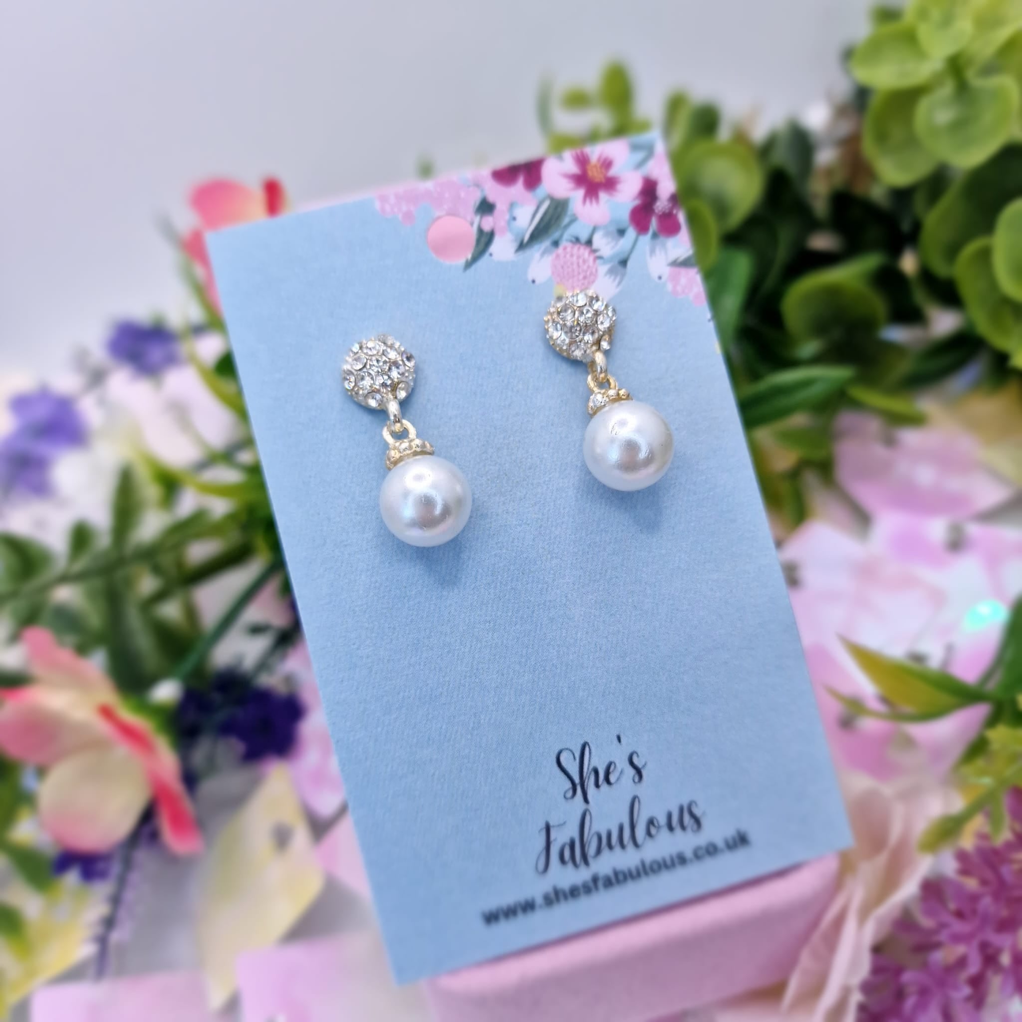 Elaine Clip On Pearl Earring