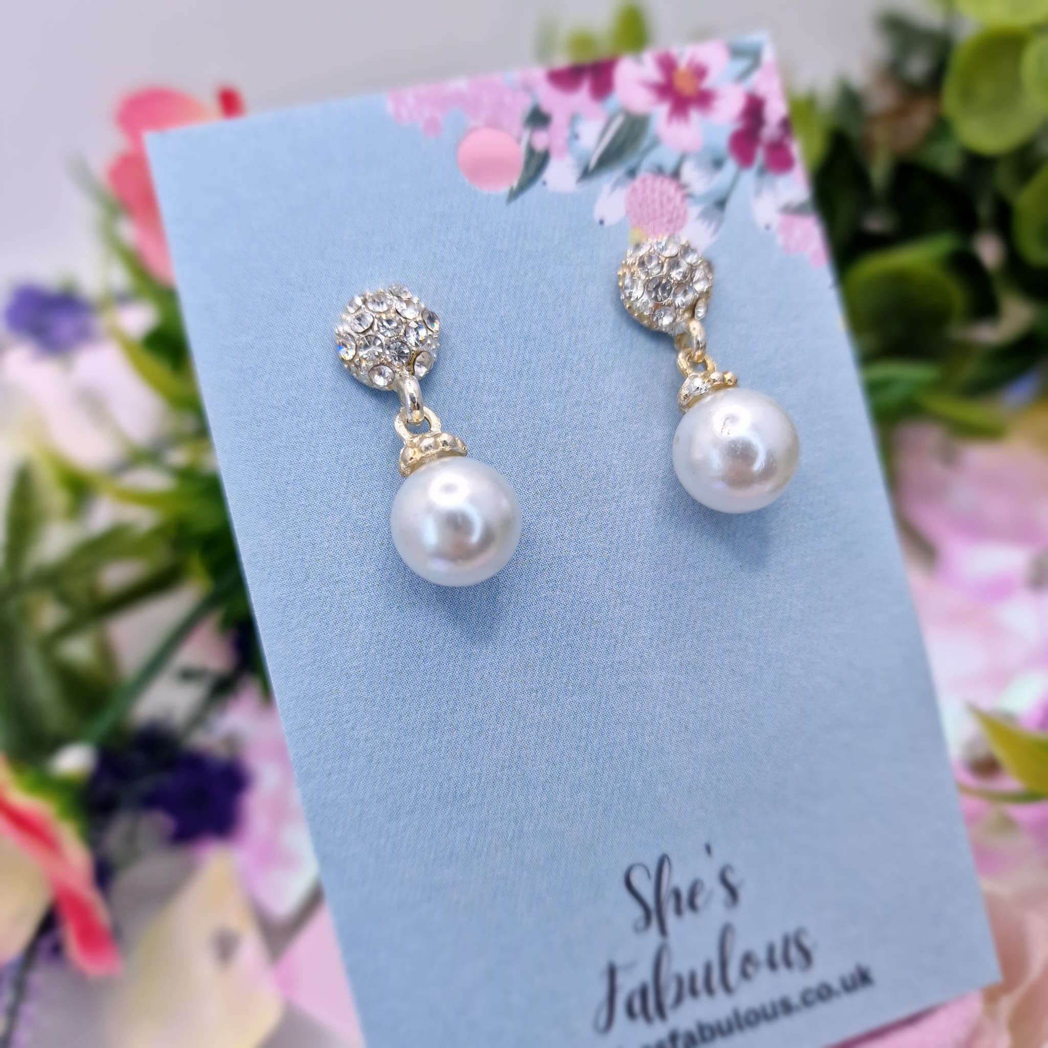 Elaine Clip On Pearl Earring