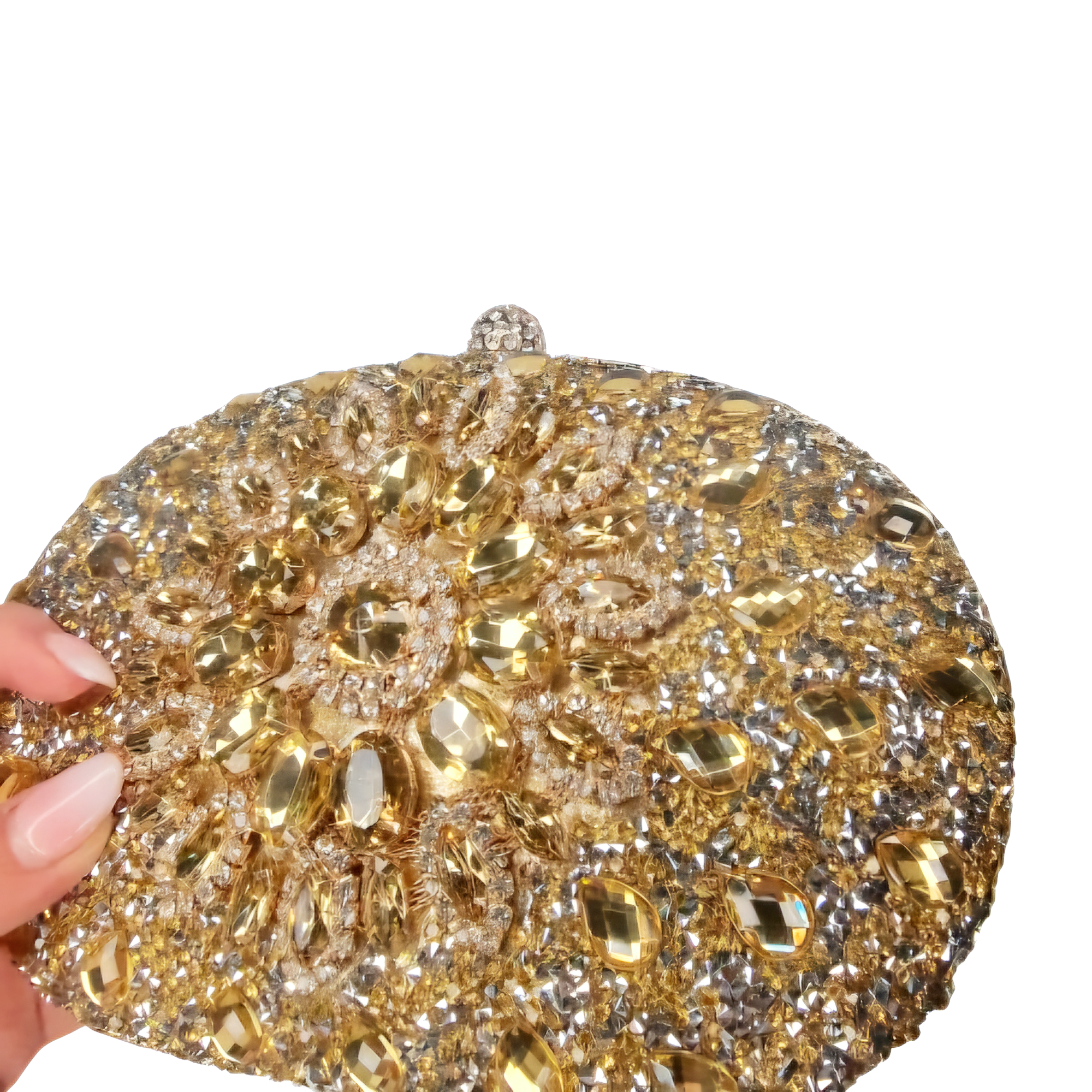 Jill Gold Diamond Clutch Handbag