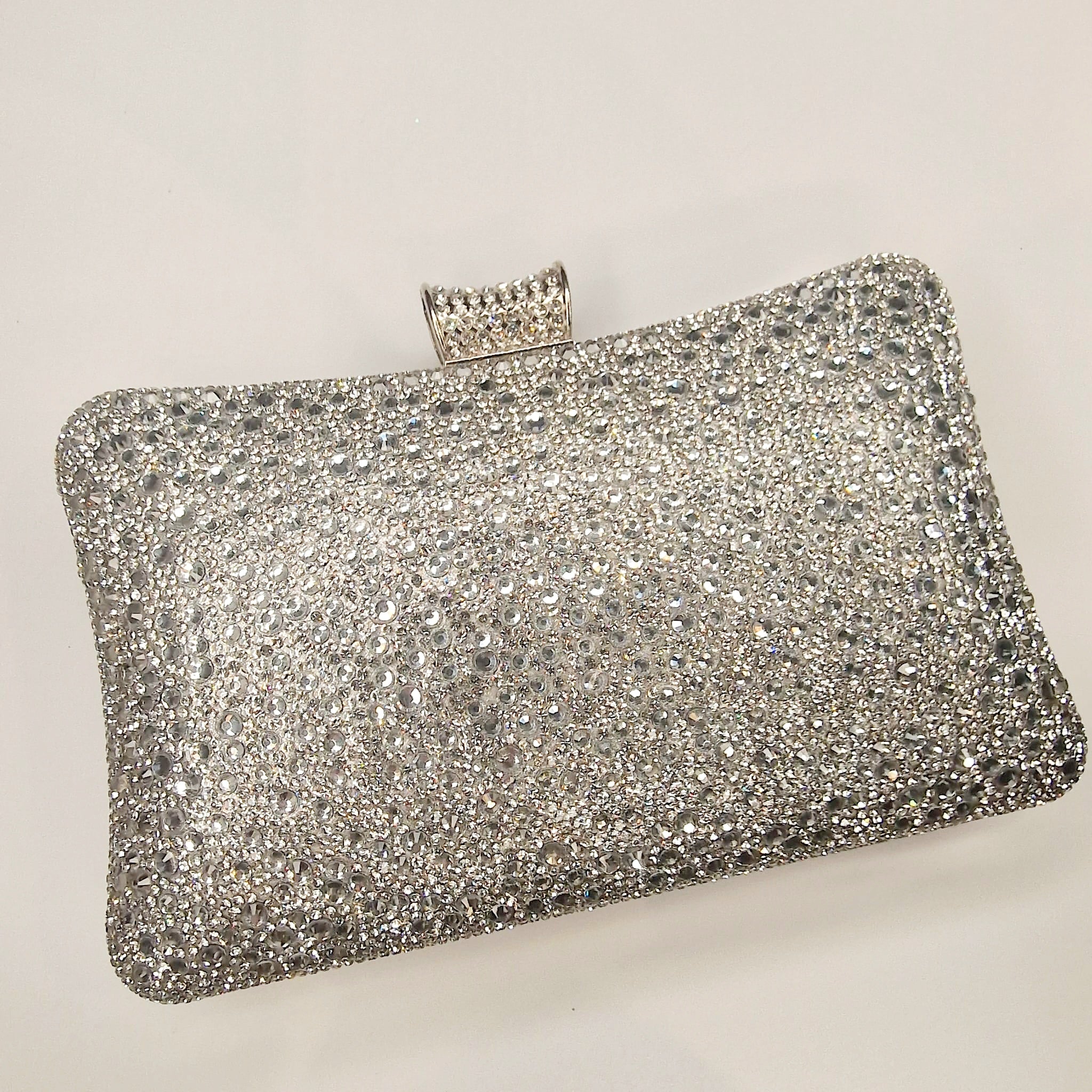 Ashling Diamond Silver Clutch Handbag