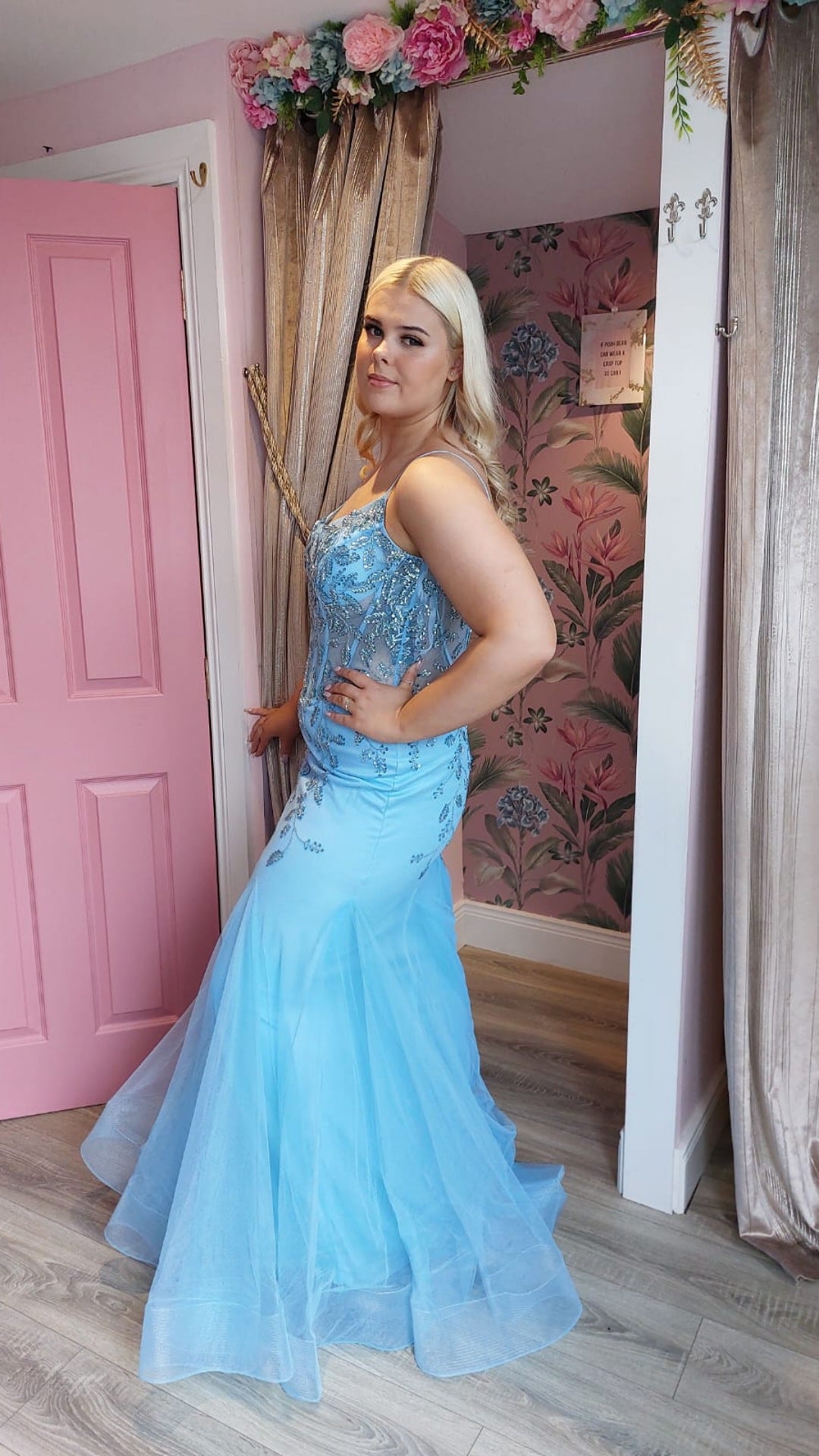 Baby blue clearance ball gown